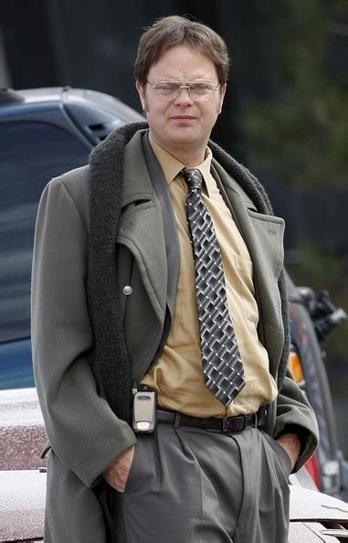 dwight schrute burberry coat|dwight schrute pants.